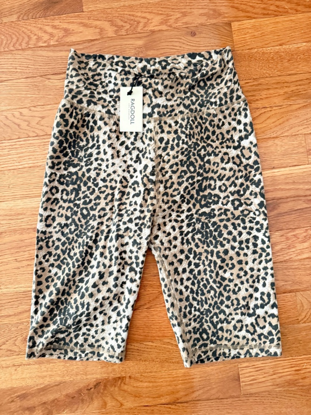 Ragdoll Leopard Biker Shorts